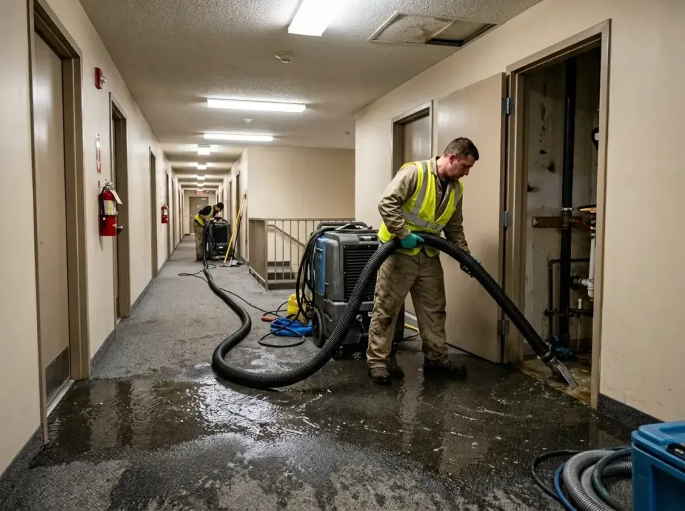 multi-unit-apartment-hallway-f-005 — frequently asked questions, Emergency Burst Pipe Water Extraction & Removal in Trinity,…